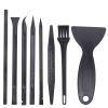 MECCANIXITY 12 in 1(Type B) Spudger Crowbars Opening Pry Tool Set Curved Pry Blade Electronics Repair Tools Kit for Cellphone Laptop PC Tablet view 3