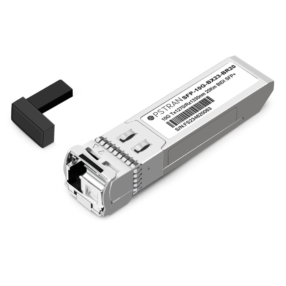 OPSTRAN 10GBASE-BX BiDi SFP+ Optical Transceiver Module Compatible with Brocade 10G-SFPP-BXU-20K 1270nm-TX/1330nm-RX 20km DOM Simplex LC SMF