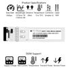 OPSTRAN 10GBASE-BX BiDi SFP+ Optical Transceiver Module Compatible with Brocade 10G-SFPP-BXU-20K 1270nm-TX/1330nm-RX 20km DOM Simplex LC SMF view 2
