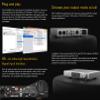 Topping D90 III Sabre MQA Full Balance HiFi DAC Bluetooth 5.1 ES9039SPROx2 DSD512 PCM32bit/768kHz USB/Coax/Opt/AES/IIS Desktop Audio Preamp Decoder(Silver) view 4