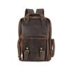 Craoopii Vintage Genuine Leather Camera Backpack Bag,Large Travel Hiking Camera Backpack DSLR Bag view 1