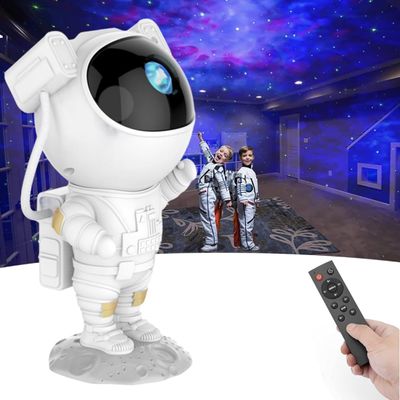Astronaut Star Galaxy Projector - Space Starry Night Light Nebula Ceiling Projection Lamp with Timer and Remote, Gift for Kids Adults for Bedroom, Gaming Room, Room Decor