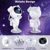 Astronaut Star Galaxy Projector - Space Starry Night Light Nebula Ceiling Projection Lamp with Timer and Remote, Gift for Kids Adults for Bedroom, Gaming Room, Room Decor view 3