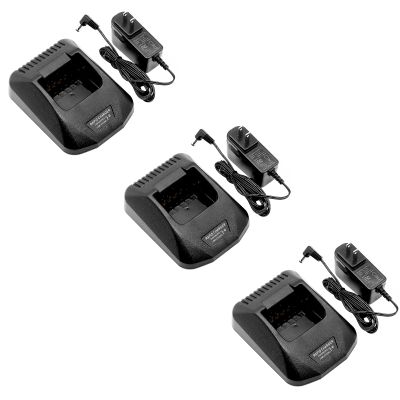 (3PCS) Rapid Charger for KSC-25 [2025 New Version] for Kenwood KSC25 Rapid Charger NX-220 NX-320 NX-420 TK-3170 TK-3173 TK-3178 TK-3188 TK-3360 NX-3320 NX-3220 NX-3200 NX-3420 KNB-35L NX-3300