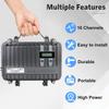 Retevis RA86 GMRS Mobile Radio with Antenna, Long Range Communicate Kit Include RT97 GMRS Base Station(1 Pack), RB17P Handheld Radio(2 Pack), Relay Transceiver Set for RV Off-Roading Farm view 3