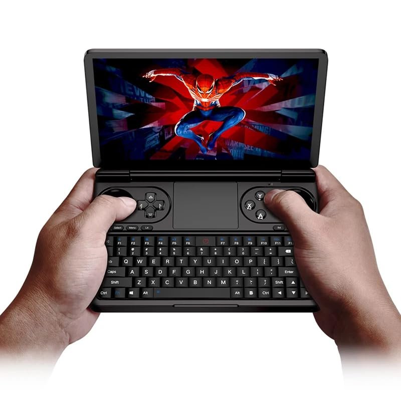 GPD WIN 7" High-Refresh Mini Gaming Laptop,Hall Dual 3D Joystick, Powerful CPU AMD Ryzen Processor Handheld Game Console, 1920x1080 Resolution, Backlit Keyboard (Only Device, 8840U 32GB 512GB)