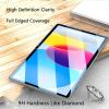 TiKeDa Screen Protector for iPad A16 2025 11th/10th Generation 2022 (11-inch/10.9), HD Clear Tempered Glass Film Guard -2 Pack [Face ID & Apple Pencil Compatible] Ultra Sensitive Case Friendly view 3