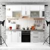 15x10ft Kitchen Backdrop Modern House White Kitchen Wall Photography Background Kids Cooking Party Birthday Banner Video Wallpaper Decorations Supplies Photo Booth Props view 3