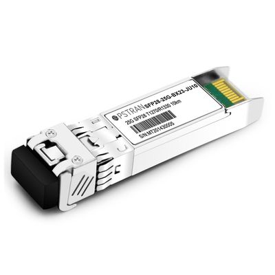 OPSTRAN 25GBASE-BX10 BiDi SFP28 Optical Transceiver Module Compatible with Juniper Networks SFP28-25G-BX 1270nm-TX/1330nm-RX 10km DOM Simplex LC SMF