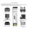 OPSTRAN 25GBASE-BX10 BiDi SFP28 Optical Transceiver Module Compatible with Juniper Networks SFP28-25G-BX 1270nm-TX/1330nm-RX 10km DOM Simplex LC SMF view 4