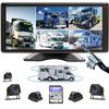 5 Split Touchable Screen 128GB Large Audio 1080P Image 11 Inch Monitor Backup Camera Built-in DVR Video for RV Truck Trailer Rear Side Front Reversing View Wired Waterproof System, RV105 view 1