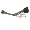 16 Pin Wire Harness ISO Standard Adapter Cable Compatible with VW Most Cars Android Car Stereo ISO Socket view 1
