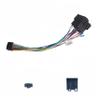 16 Pin Wire Harness ISO Standard Adapter Cable Compatible with VW Most Cars Android Car Stereo ISO Socket view 3
