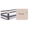 INEOUT Yoga Mat Holder, Exercise Equipment Organization, for Dumbbells, Kettlebell, Yoga Mat and Basketball Ball Storage, Storage Holder Rack with Wheels view 3