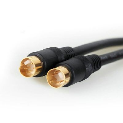 YTHYTHYTH for 10pcs S-Video Cable 4 pin Male to Male Connect Video Cable