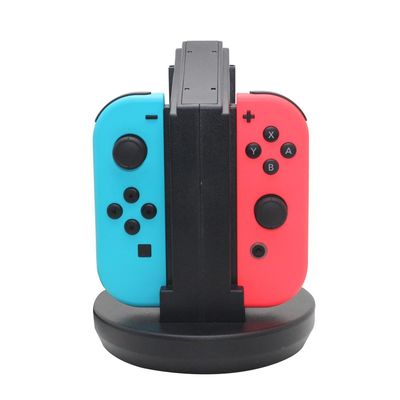 YTHYTHYTH for Round for LED Indicater Game 4-Controllers Storage Holder Stand Support Charging Dock Station Charger for