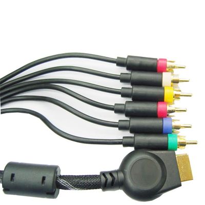 YTHYTHYTH for 5pcs Component AV Audio Video Cable AV Cable Cord for for PS3