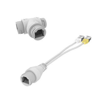 DAGIJIRD 2-in-1 PoE Splitter Adapter IEEE 802.3af Compliant PoE Power Adapter for Security Camera Install