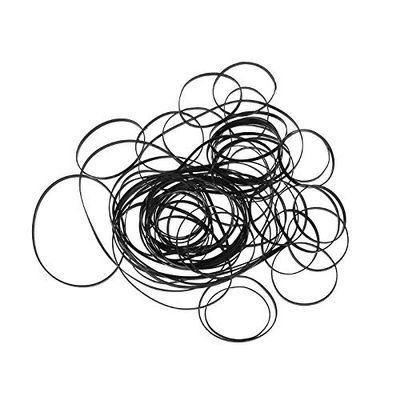 50PCS Universal Mix Cassette Tape Machine Belts 2mm/3mm/4mm Assorted Common Drive Flat Rubber Belt for CD DVD Recorders Walkman (Color : 1489)