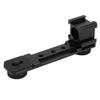 JEOZBM Aluminum Triple Hot Shoe Mount Extension Bracket, Extension Rod with Triple Hot Shoe Mounts, 1/4" Screw Hole, for Camera Phone view 1