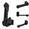 JEOZBM Aluminum Triple Hot Shoe Mount Extension Bracket, Extension Rod with Triple Hot Shoe Mounts, 1/4" Screw Hole, for Camera Phone view 2