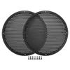 ACROPIX Universal 10" Car Speaker Grills Cover Mesh 10 Inch Audio Speaker Subwoofer Guard Protector Case with Mounting Screws ABS Black - Pack of 2 view 1
