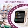 RUIMEN Smart Watches for Women Men (Answer/Make Calls) Compatible with iPhone/Android Phones, 1.85" HD Screen Fitness Tracker Heart Rate Monitor 100+ Sports Tracker Watch Waterproof (Milky White) view 4