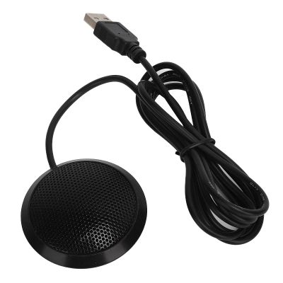 Pilipane Portable USB Desktop Microphone, Mini USB Microphone for Laptop and Desktop Computer, 360 Omnidirectional Condenser Mic for Clear Meeting Live Audio for Online Class (no Switch)