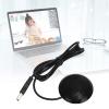 Pilipane Portable USB Desktop Microphone, Mini USB Microphone for Laptop and Desktop Computer, 360 Omnidirectional Condenser Mic for Clear Meeting Live Audio for Online Class (no Switch) view 4