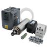 3kw ER20 Water Cooled kit 220v / 380v with HY Inverter and 100mm clamp & 75w Water Pump & 5 Meter Tube for (Color : YL VFD, Size : 380V) view 1
