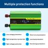 Pure Sine Wave Power Inverters 3000W 12V/24V DC to AC 110V 120V 230V 240V Peak Power 6000W,High Power Household Inverter, Solar Inverter with 4 USB Port,12V to 230V view 3