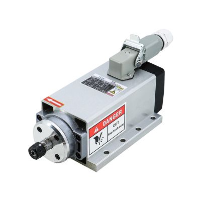 110V 220V 1.5kw ER11 Air Cooled Motor Square Air-cooling Milling for Engraving Wood Working Router (Color : Aviation No Collect, Size : 110V)