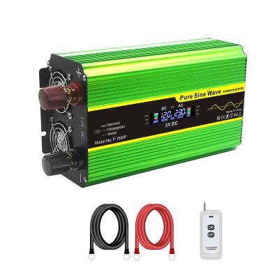 3000 Watt Pure Sine Wave Power Inverter(Peak Power 6000W) 12V/24V DC to 110V 120V/230V 240V Converter for Family RV Off Grid Solar System Car,24V to 110V