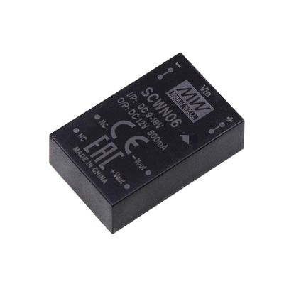 Mean Well DCWN 6W 15V 200mA Power Supply Converter DCWN06B-15 DC-DC Voltage Stabilized Dual Output Switching Power Supply Driver Transformer