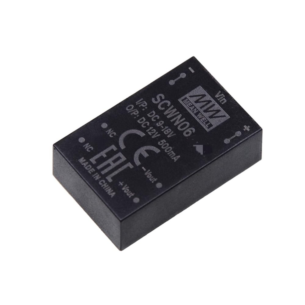 Mean Well DCWN 6W 15V 200mA Power Supply Converter DCWN06B-15 DC-DC Voltage Stabilized Dual Output Switching Power Supply Driver Transformer