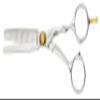 Tondeo Mythos Black Offset 5.75 Wave (36) Scissors,Silver view 1