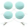 Hemobllo 4pcs Macaron Shaped Screen Cleaning Cloths Portable Lens Cleaner for Phones Tablets and Eyeglasses Effectively Removes Fingerprints and Dust Lightweight and Easy to Carry view 2