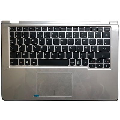 Glintique OEM New French Keyboard for Yoga 2 11 - Silver Palmrest Upper Case Replacement 90204976 AP0T5000200 Accessories