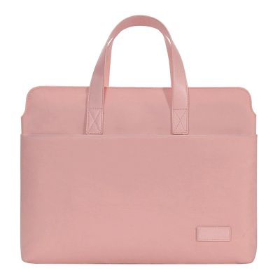 AKbik Laptop Sleeve Bag 13.6 14.2 15.6 16 Inch, Durable Briefcase Handle Bag Notebook Computer Protective Case (Color : Pink, Size : 13.6-14.2 inch)