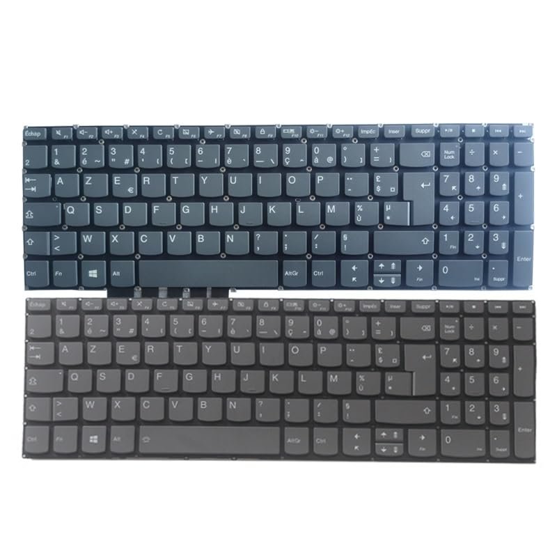 Glintique OEM French Keyboard for - IdeaPad 330S-15 Series - Black Replacement Laptop Keyboard (Compatible with 330S-15ARR, 330S-15AST, 330S-15IKB, 330S-15ISK, 7000-15) Accessories(No Backlight)