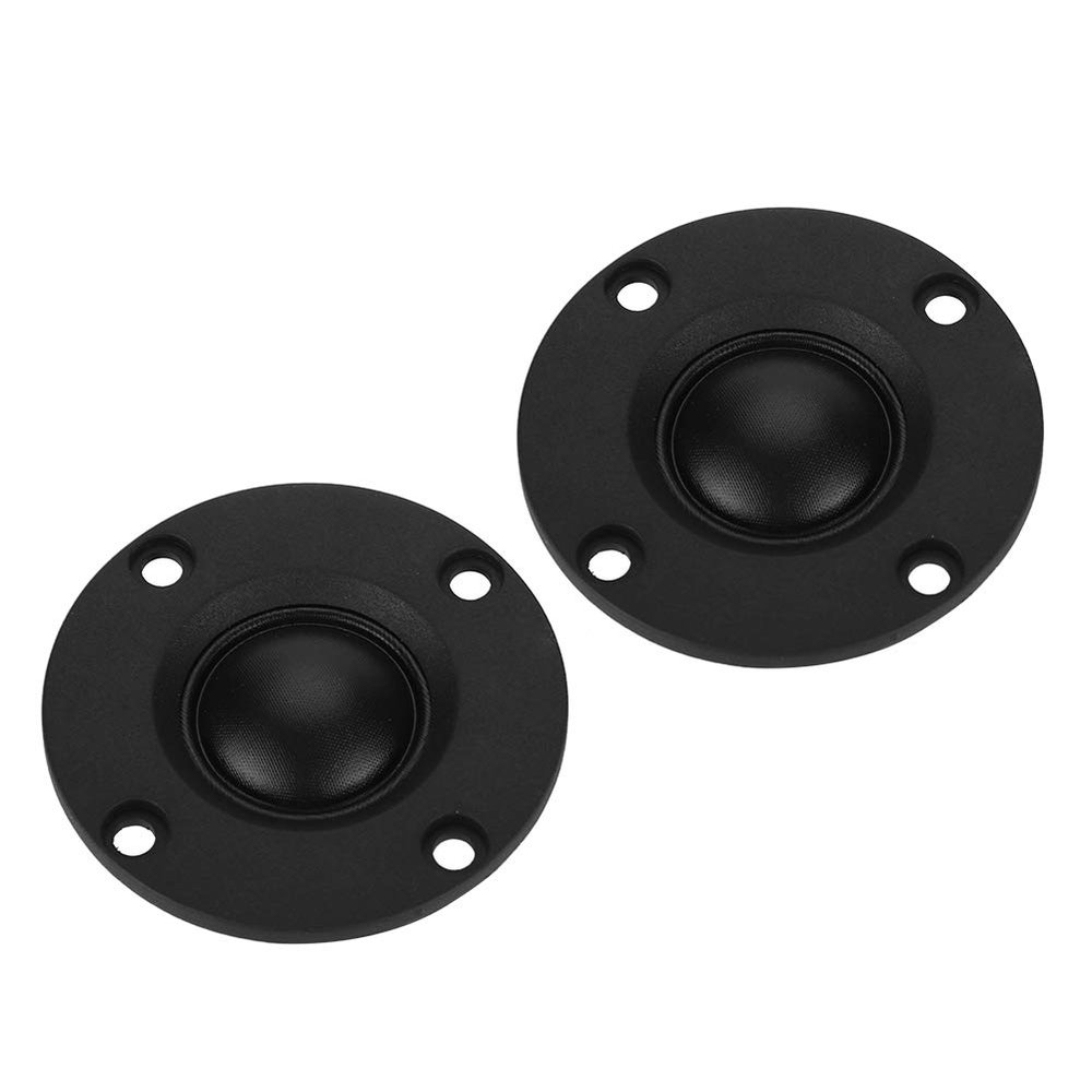 Akozon 2Pcs 30W 6 Silk Film Dome Tweeter Treble Ser HiFi Ser Speaker,1 Dome Tweeter,1 Silk Dome Tweeters,Tweeter Speaker,Bocinas,Tw
