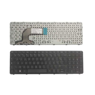 Glintique OEM French Laptop Keyboard for HP Pavilion 15 Series - 15-e081sr, 15-e082er, 15-e082sr, 15-e001sm, 15-e003sm, 15-e004sm, 15-r, 15-F - Black Frame - New Condition Accessories(Black)