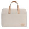 AKbik Laptop Sleeve Bag 13.6 14.2 15.6 16 Inch, Durable Briefcase Handle Bag Notebook Computer Protective Case (Color : Beige, Size : 13.6-14.2 inch) view 1