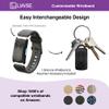 LIAISE Wearable Audio Wrist Band, WWJD Bracelet and Audio Bible, 300+ Verses from NIV, Jesus Bracelet Speaker, Christian Wristband for Men and Women (Black) view 2