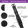 LIAISE Wearable Audio Wrist Band, WWJD Bracelet and Audio Bible, 300+ Verses from NIV, Jesus Bracelet Speaker, Christian Wristband for Men and Women (Black) view 3
