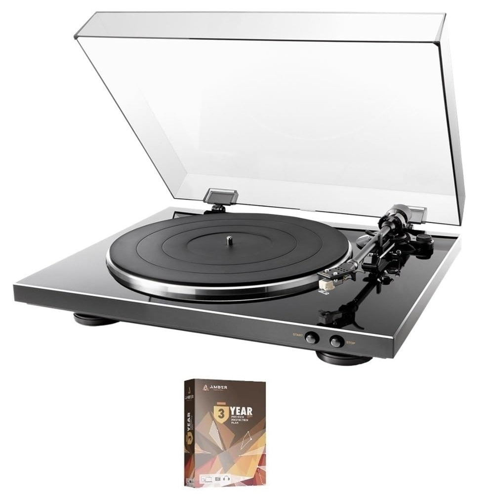 Denon DP-300F External Design Fully Automatic Turntable with 3 Year Amber Protection Plan (2023)