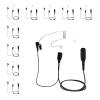 PROMAXPOWER [10-Pack] 1.5-Wire Clear Acoustic Tube Earpiece with PTT Button Mic Compatible with Motorola Two-Way Radios MOTOTRBO MTP850, XPR6550, XPR7550e, XPR7580, APX900, APX4000, APX6000 view 1