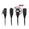 PROMAXPOWER [10-Pack] 1.5-Wire Clear Acoustic Tube Earpiece with PTT Button Mic Compatible with Motorola Two-Way Radios MOTOTRBO MTP850, XPR6550, XPR7550e, XPR7580, APX900, APX4000, APX6000 view 4