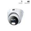 Night Owl Add On Wired IP 4K HD Indoor/Outdoor Deterrence Dome Camera with 2-Way Audio (1-Pack) (Requires Compatible NVR - Sold Separately) view 2