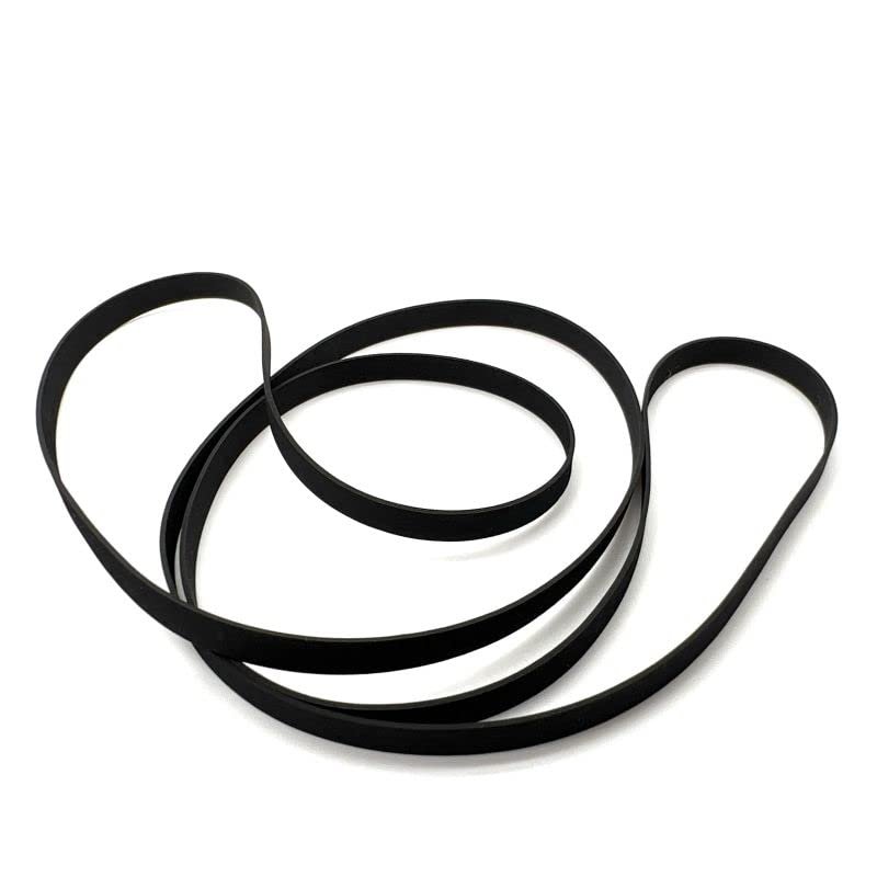 Cosyhat 1Pc Flat Transmission Belt Width 6mm for Cassette Tape Recorder LP Vinyl Record Player Phonograph Gramophone Turntable Drive(Folded Length 255mm)